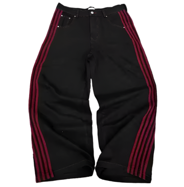 Cannabÿs Striped Baggÿ Jeans